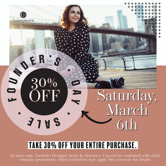 Founder's Day Sale!