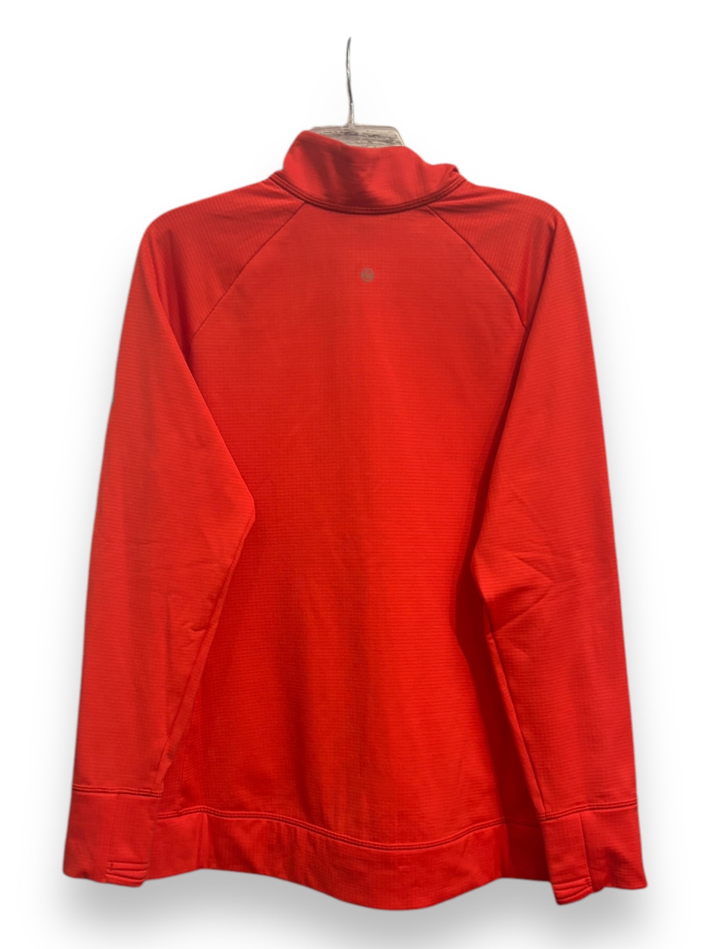Athletic Jacket By Eddie Bauer In Orange, Size: Xl