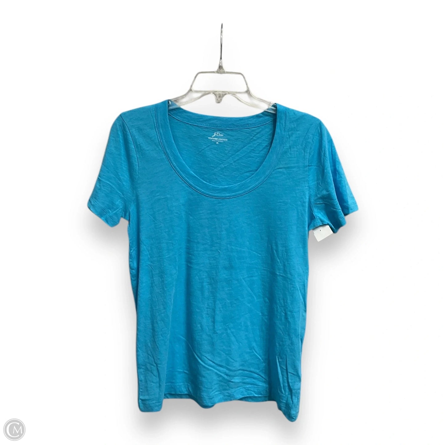 Top Short Sleeve Basic By J. Crew In Blue, Size: M