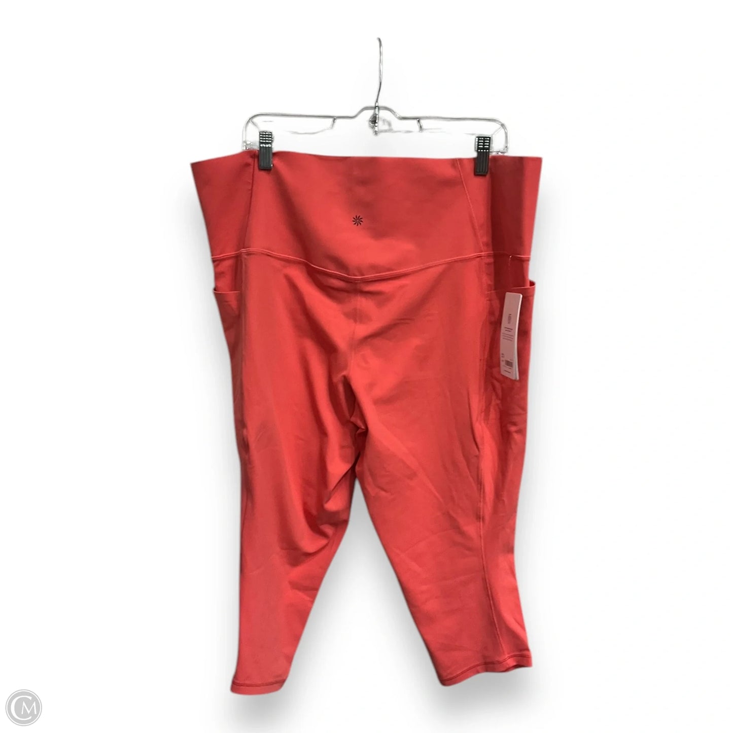 Athletic Leggings By Athleta In Pink, Size: 3x