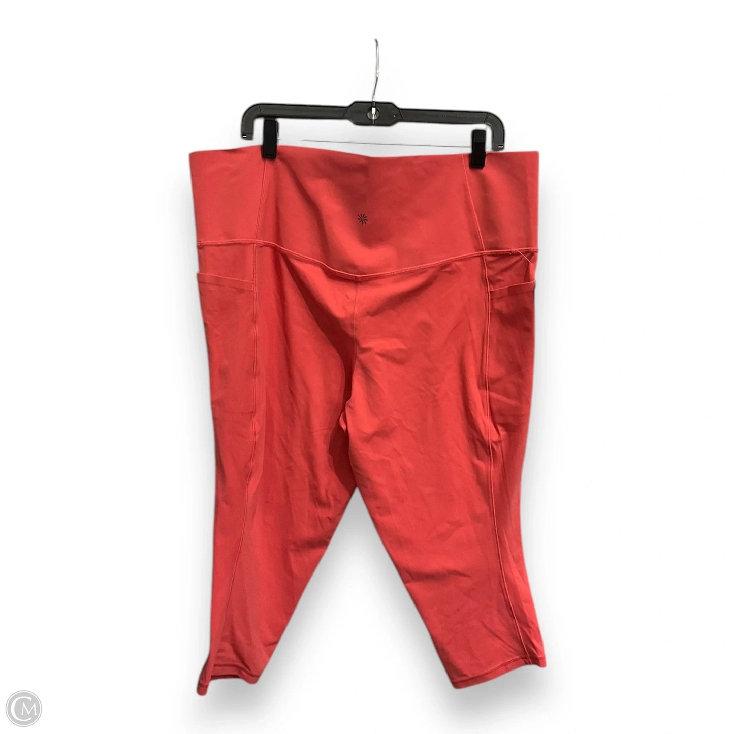 Athletic Leggings By Athleta In Pink, Size: 3x