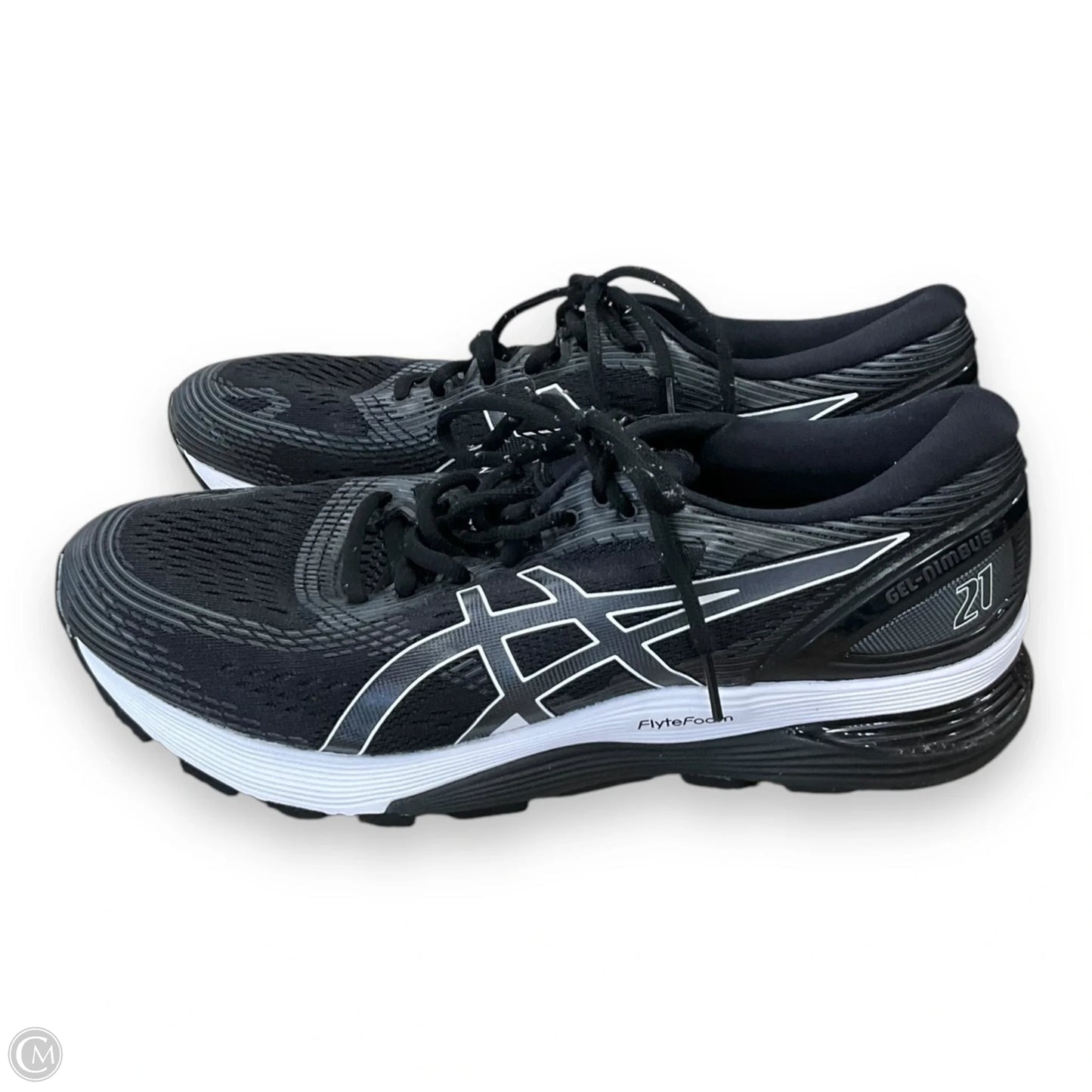Shoes Athletic By Asics In Black, Size: 11
