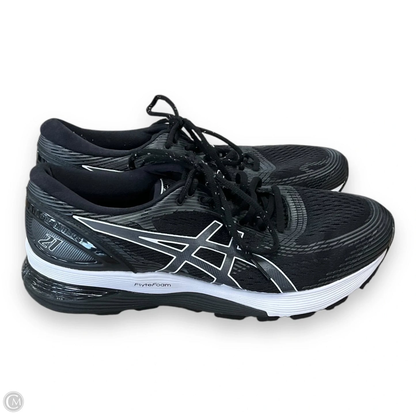 Shoes Athletic By Asics In Black, Size: 11
