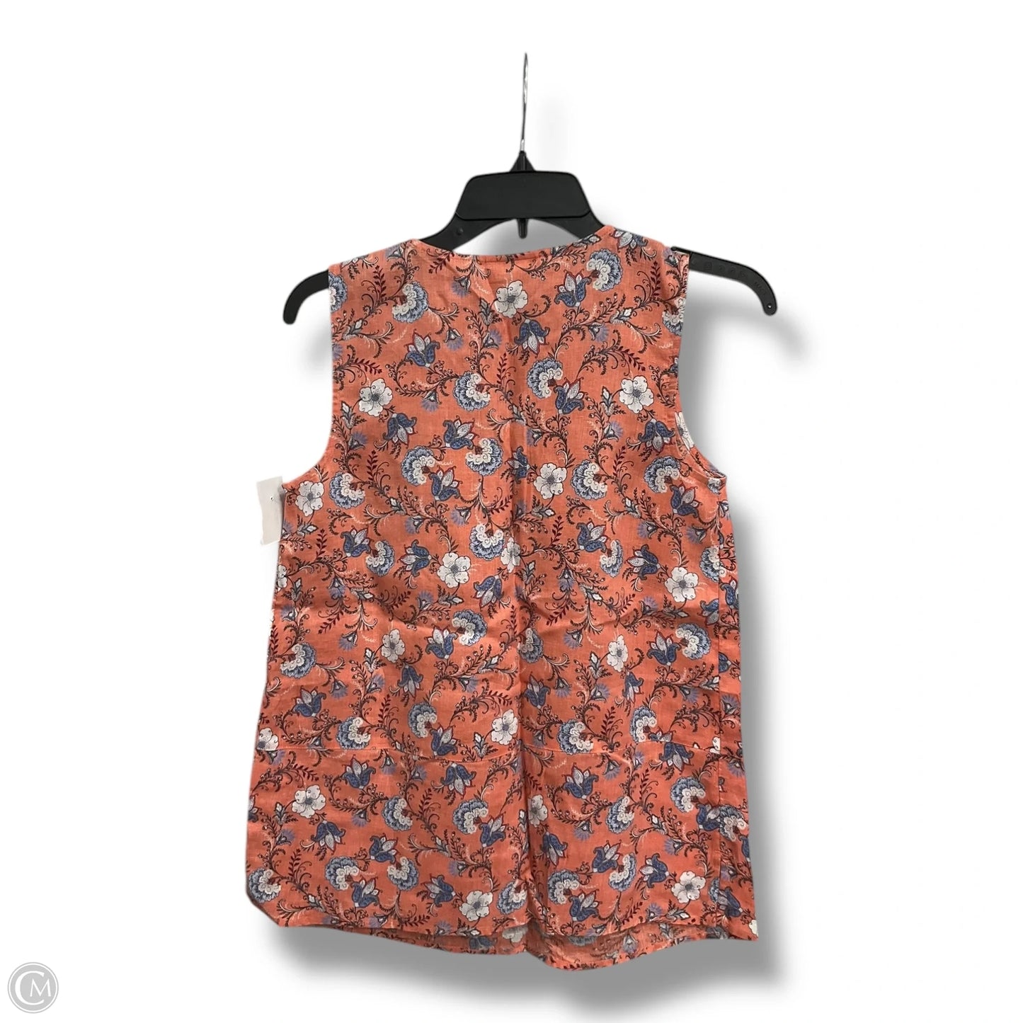 Top Sleeveless By J. Jill In Floral Print, Size: Xsp