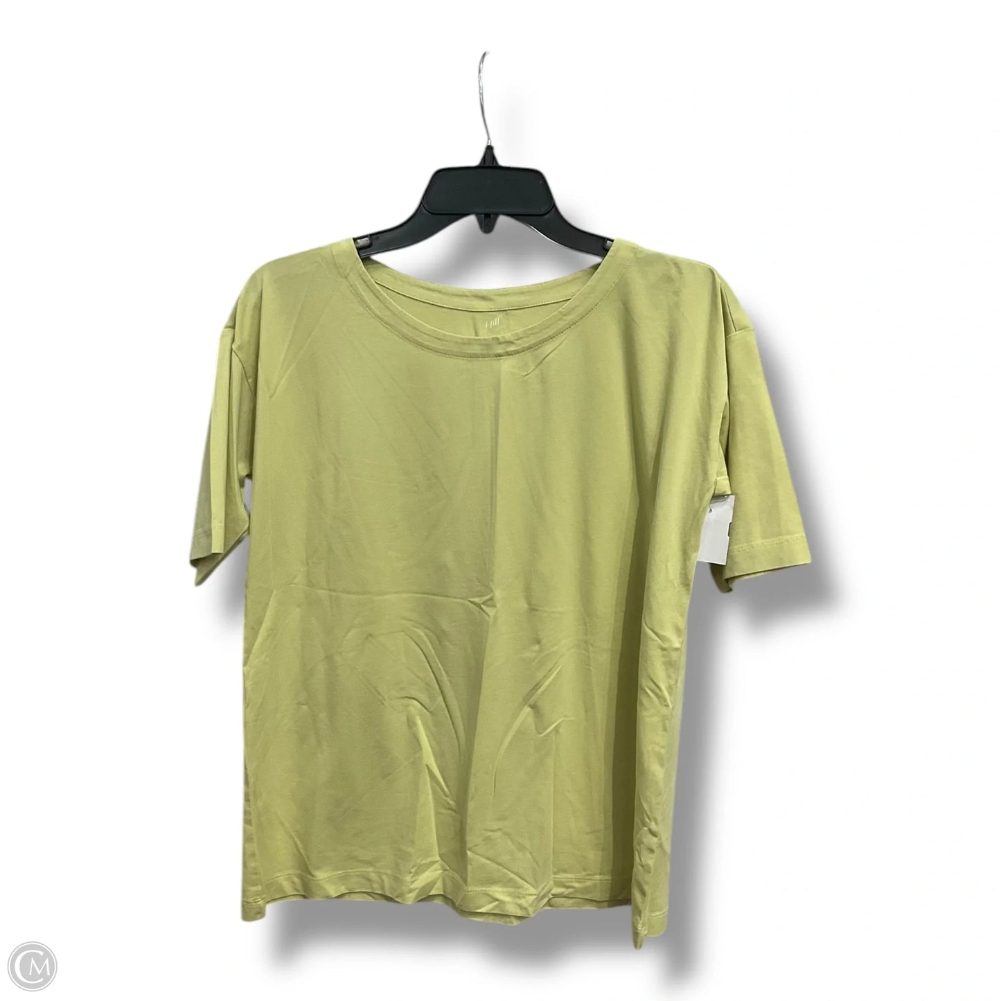 Top Short Sleeve Basic By J. Jill In Yellow, Size: Xs