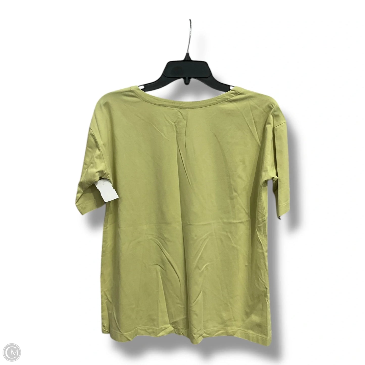 Top Short Sleeve Basic By J. Jill In Yellow, Size: Xs