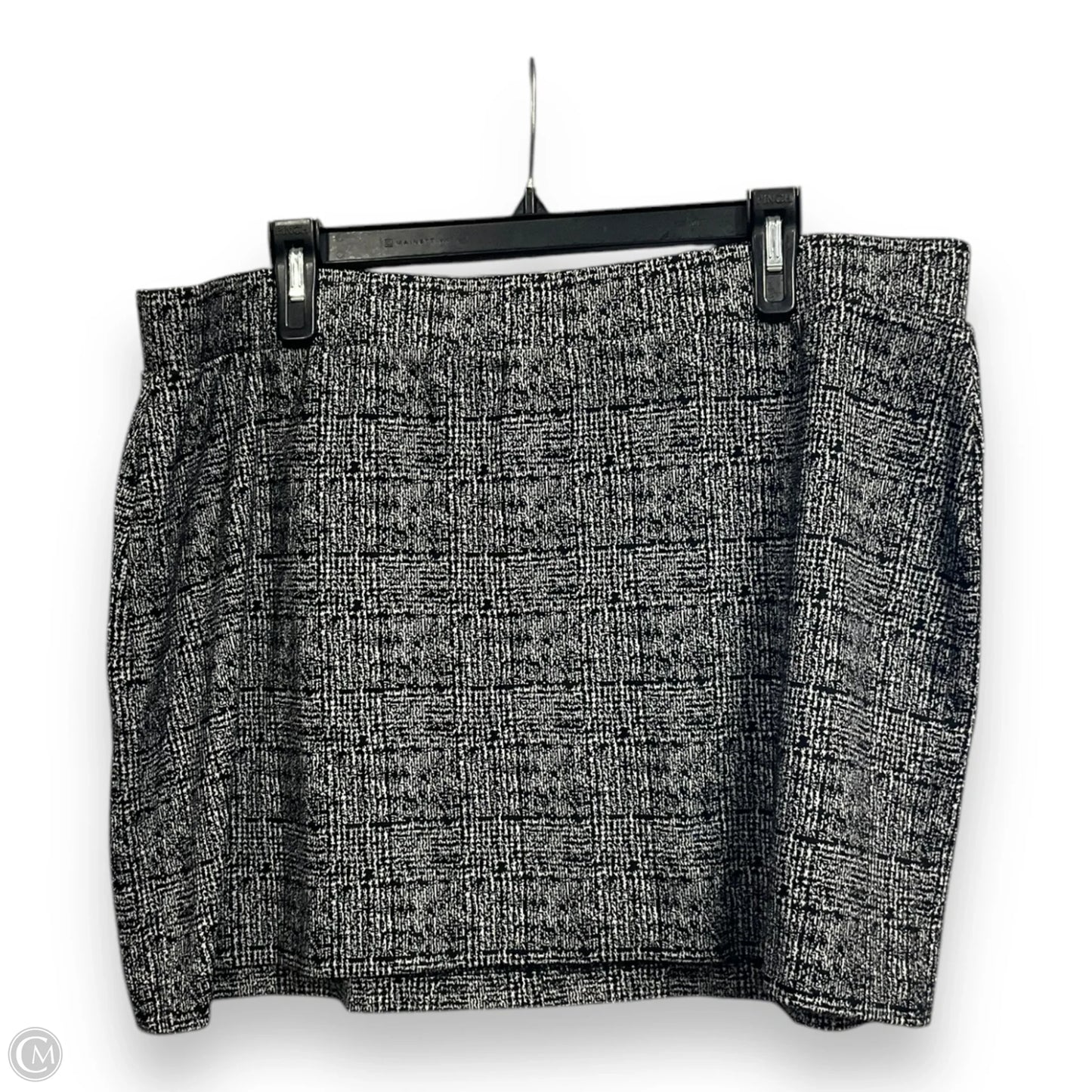Skirt Mini & Short By Apt 9 In Black & White, Size: Xl