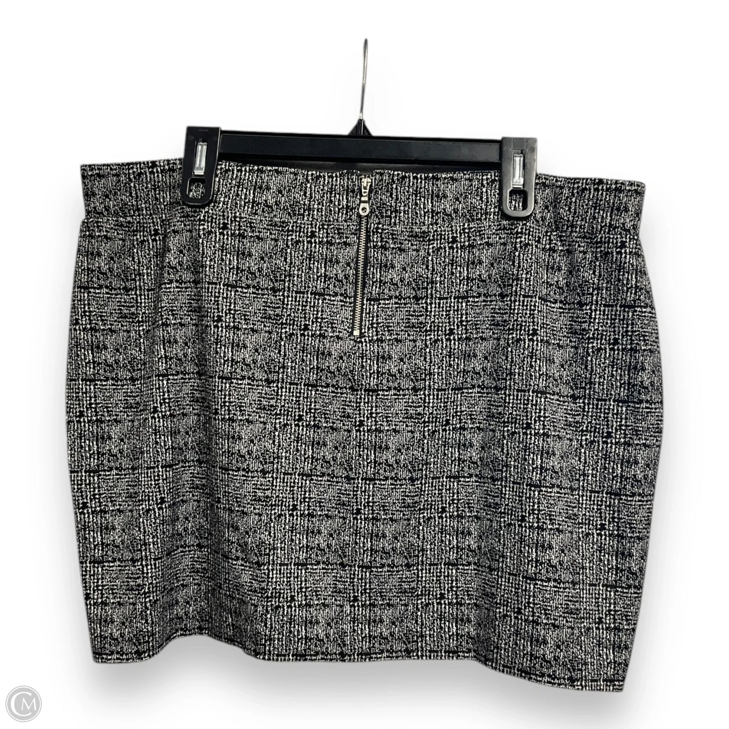 Skirt Mini & Short By Apt 9 In Black & White, Size: Xl