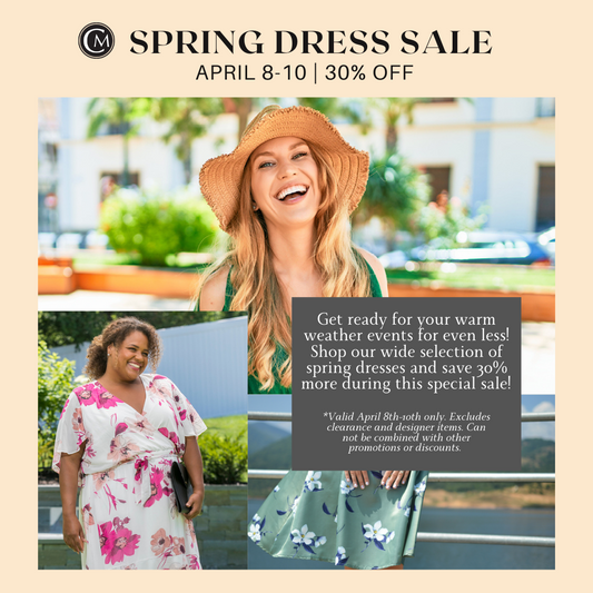 Spring Dress Sale: April 8-10