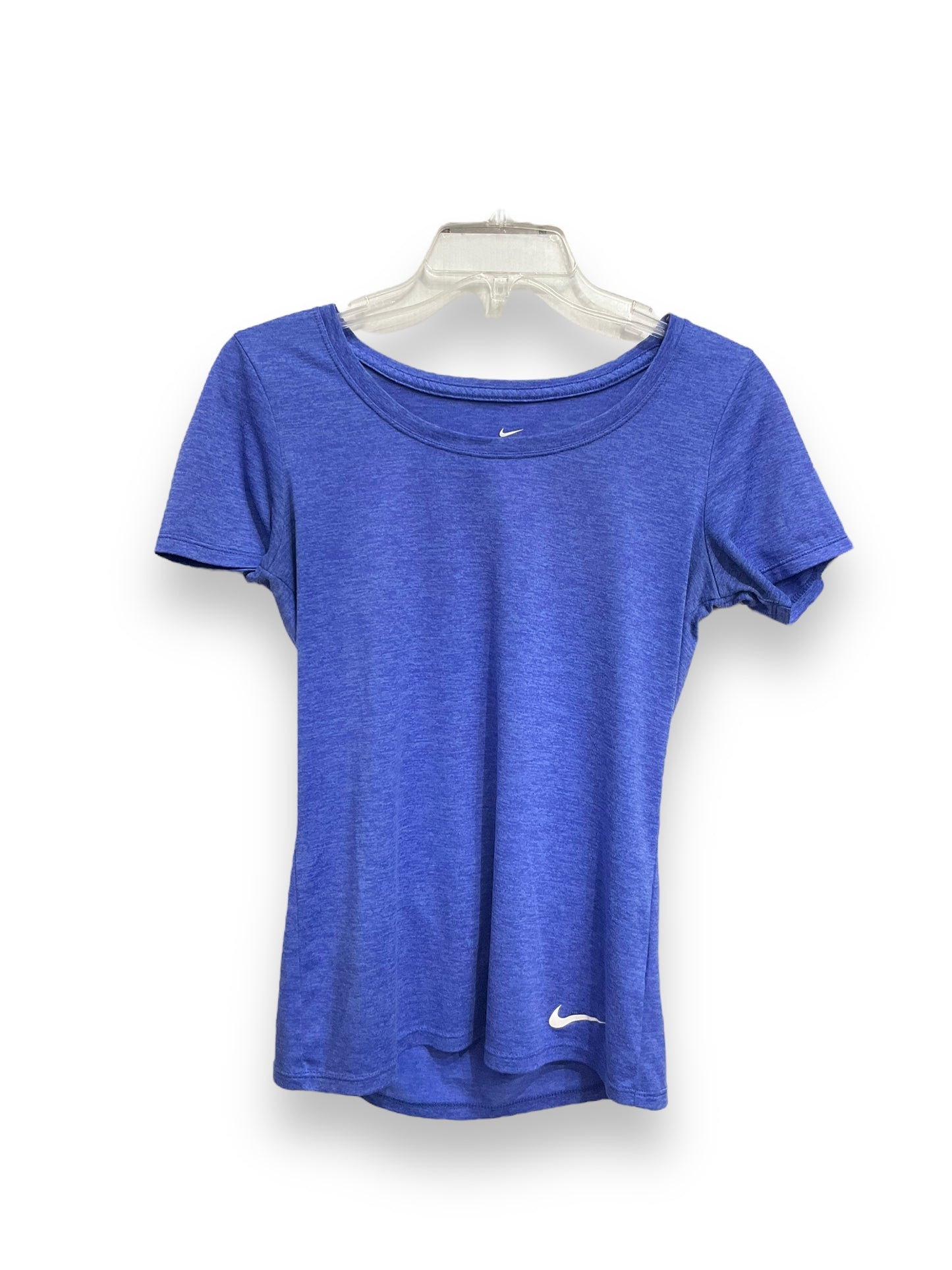 Athletic Top Short Sleeve By Nike Apparel In Blue, Size: Xs