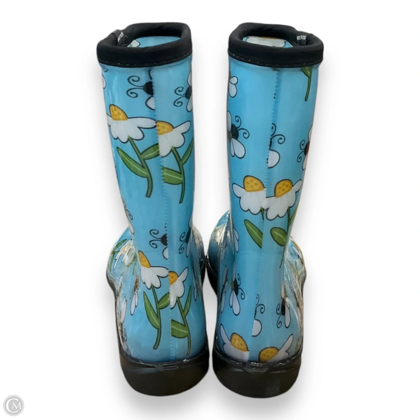 Boots Rain By Clothes Mentor In Blue, Size: 10