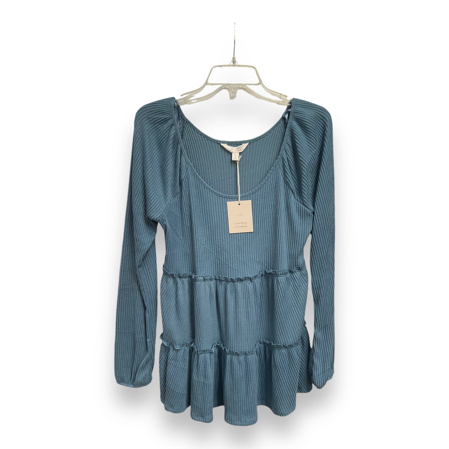 Top Long Sleeve By Lc Lauren Conrad In Blue, Size: M