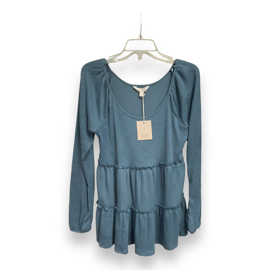 Top Long Sleeve By Lc Lauren Conrad In Blue, Size: M