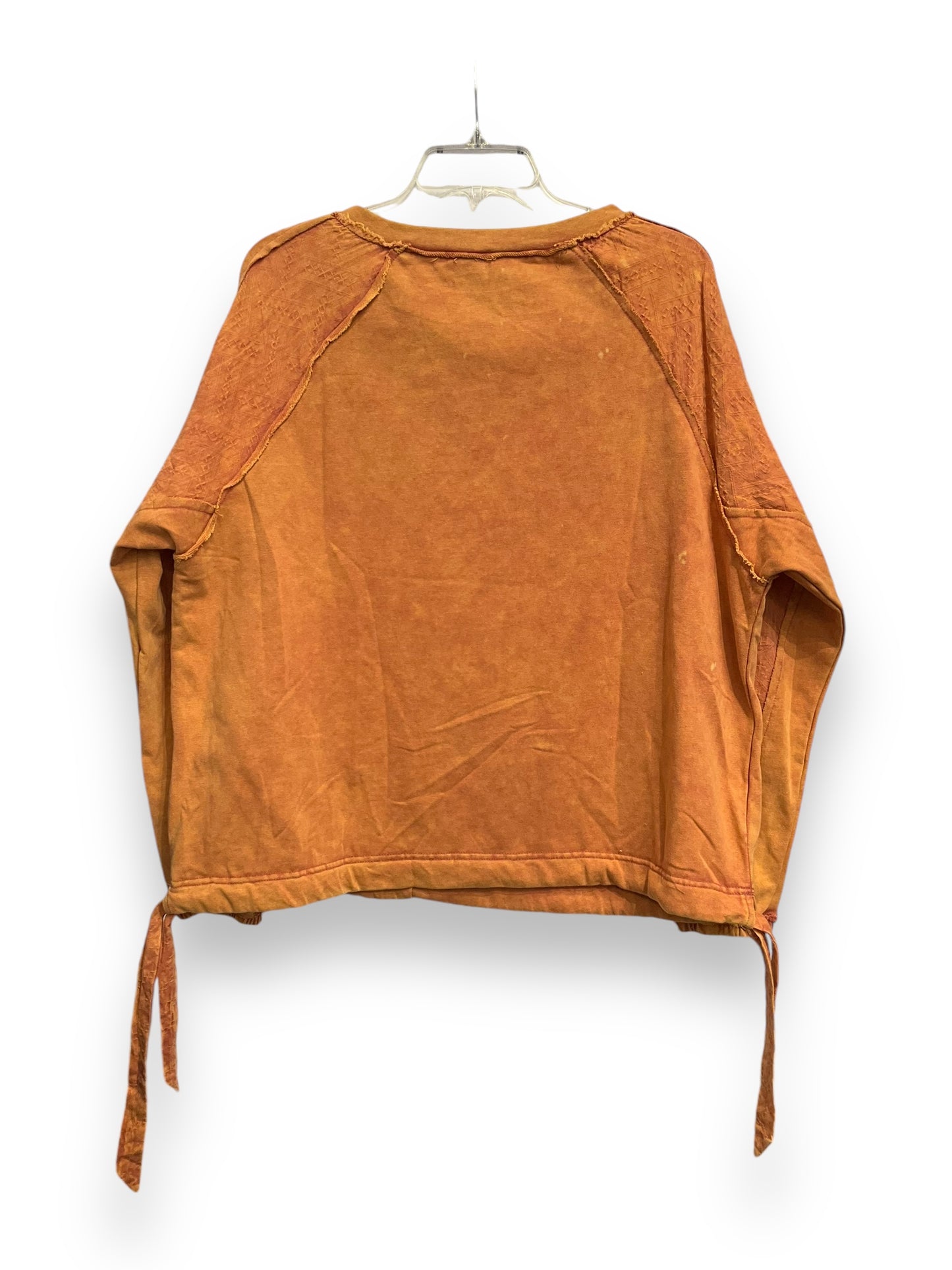 Top Long Sleeve By Oli & Hali In Orange, Size: M