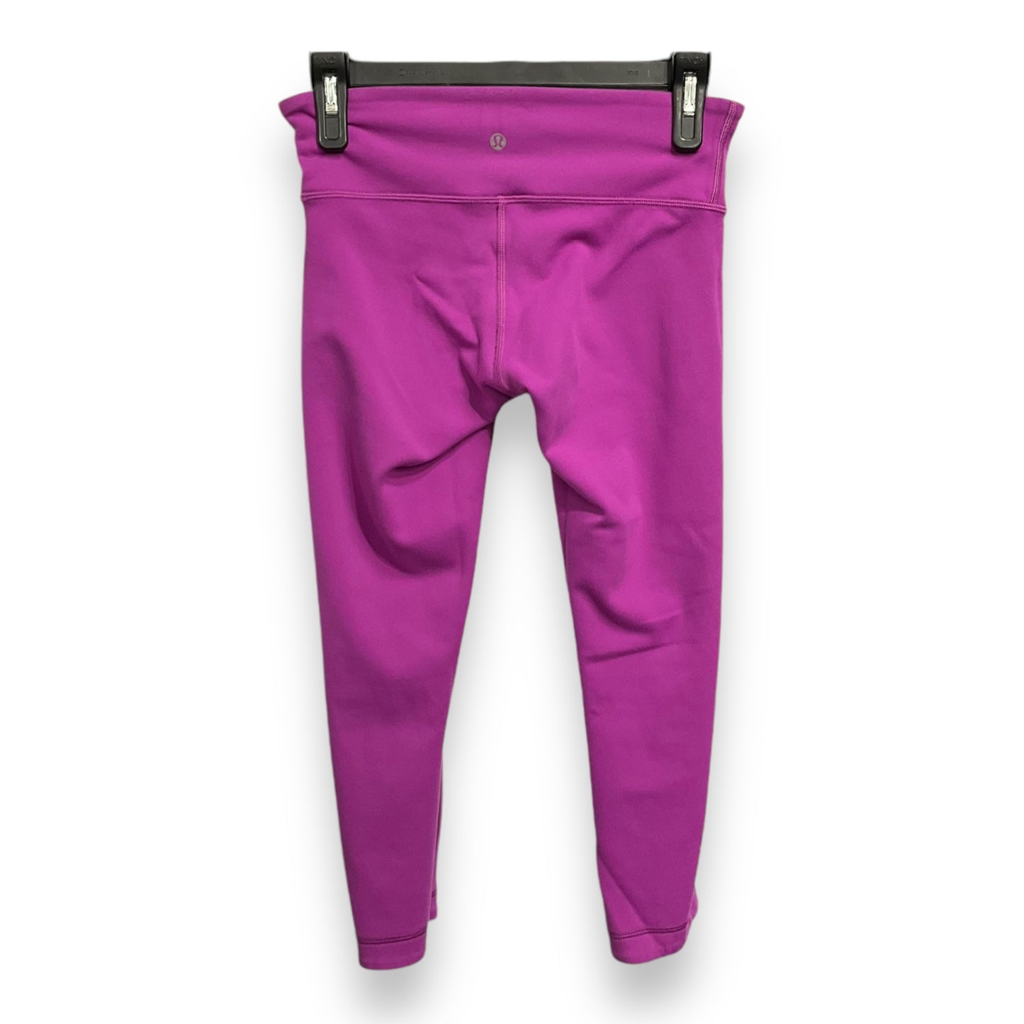 Athletic Capris By Lululemon In Black & Purple, Size: 6