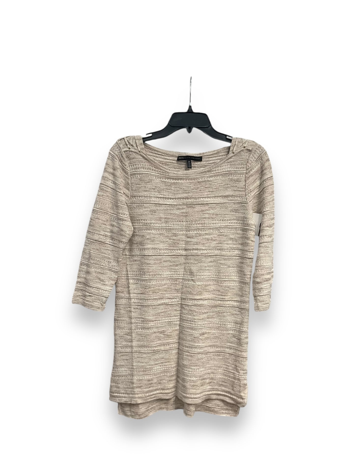 Tunic 3/4 Sleeve By White House Black Market In Gold, Size: M