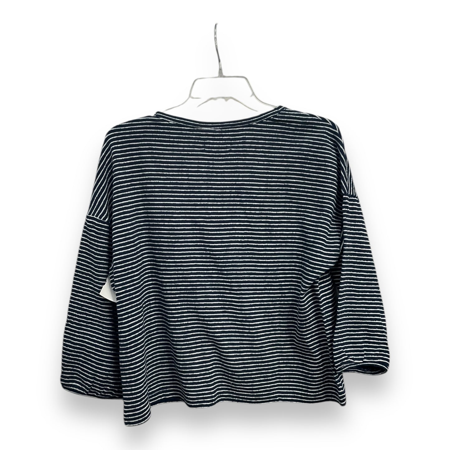 Top Long Sleeve By Madewell In Navy, Size: L