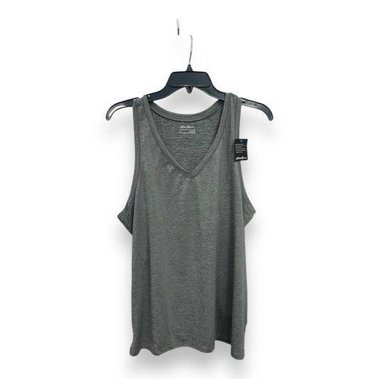 Athletic Tank Top By Eddie Bauer In Grey, Size: L