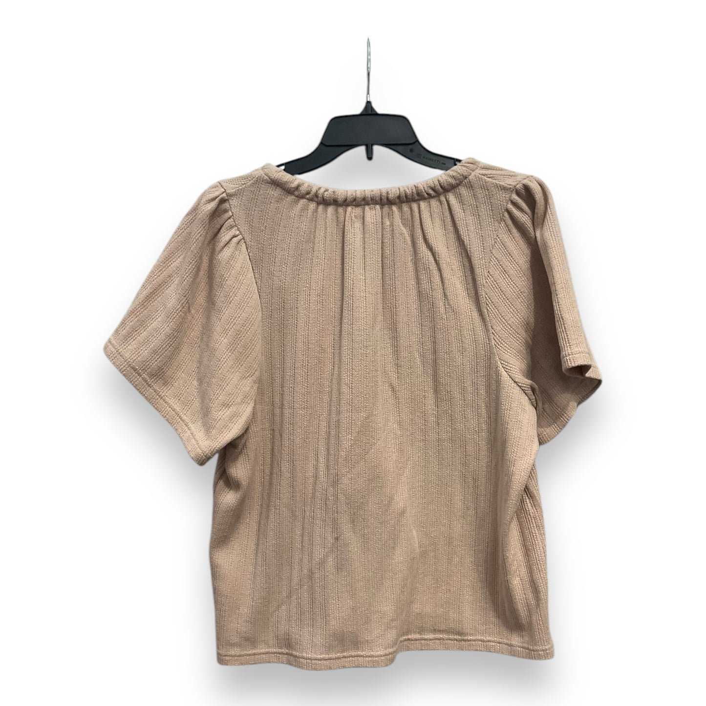 Top Short Sleeve By Madewell In Peach, Size: M