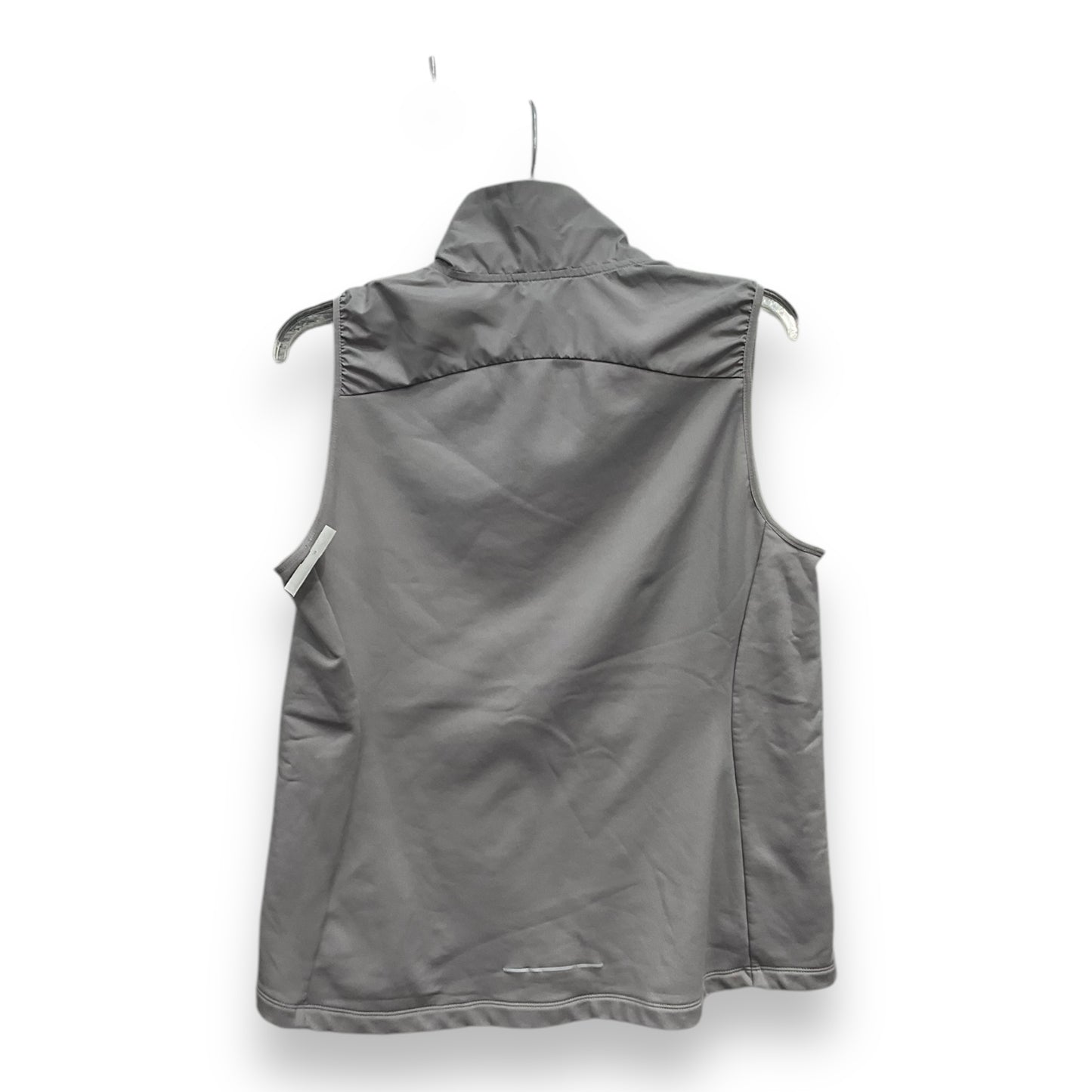 Vest Puffer & Quilted By Nike Apparel In Grey, Size: L