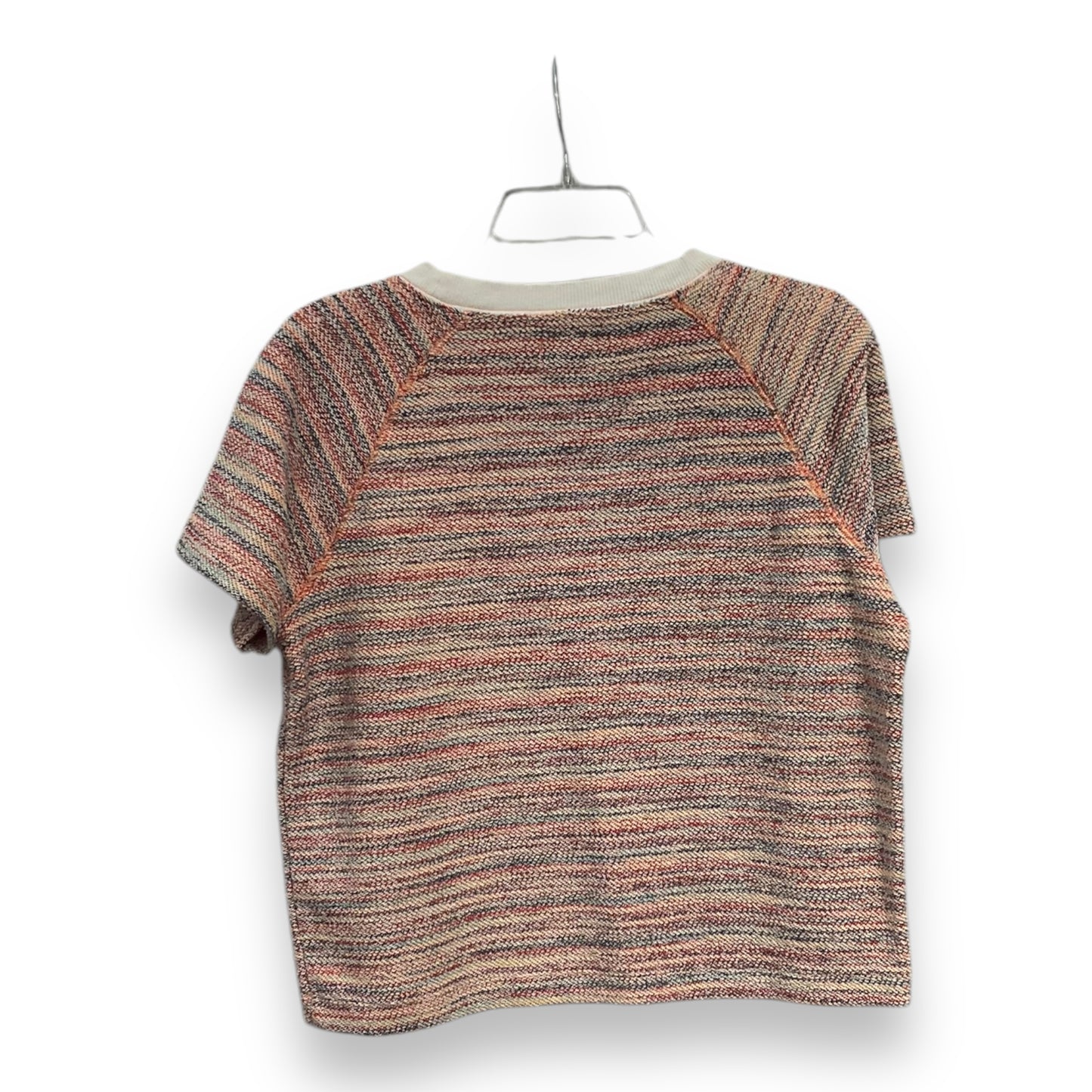 Top Short Sleeve By Madewell In Multi-colored, Size: L