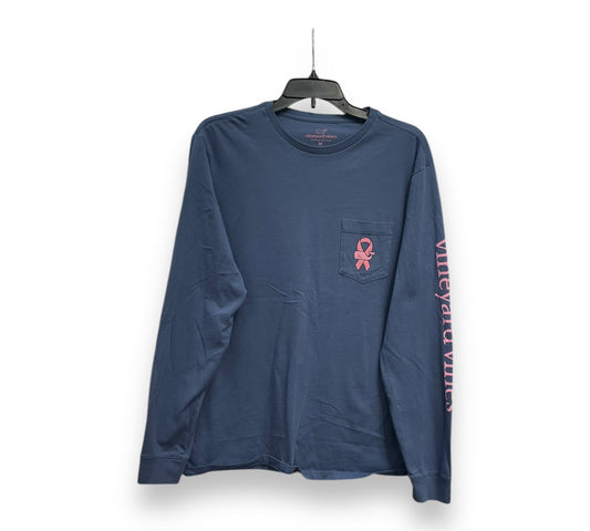 Top Long Sleeve By Vineyard Vines In Blue, Size: M