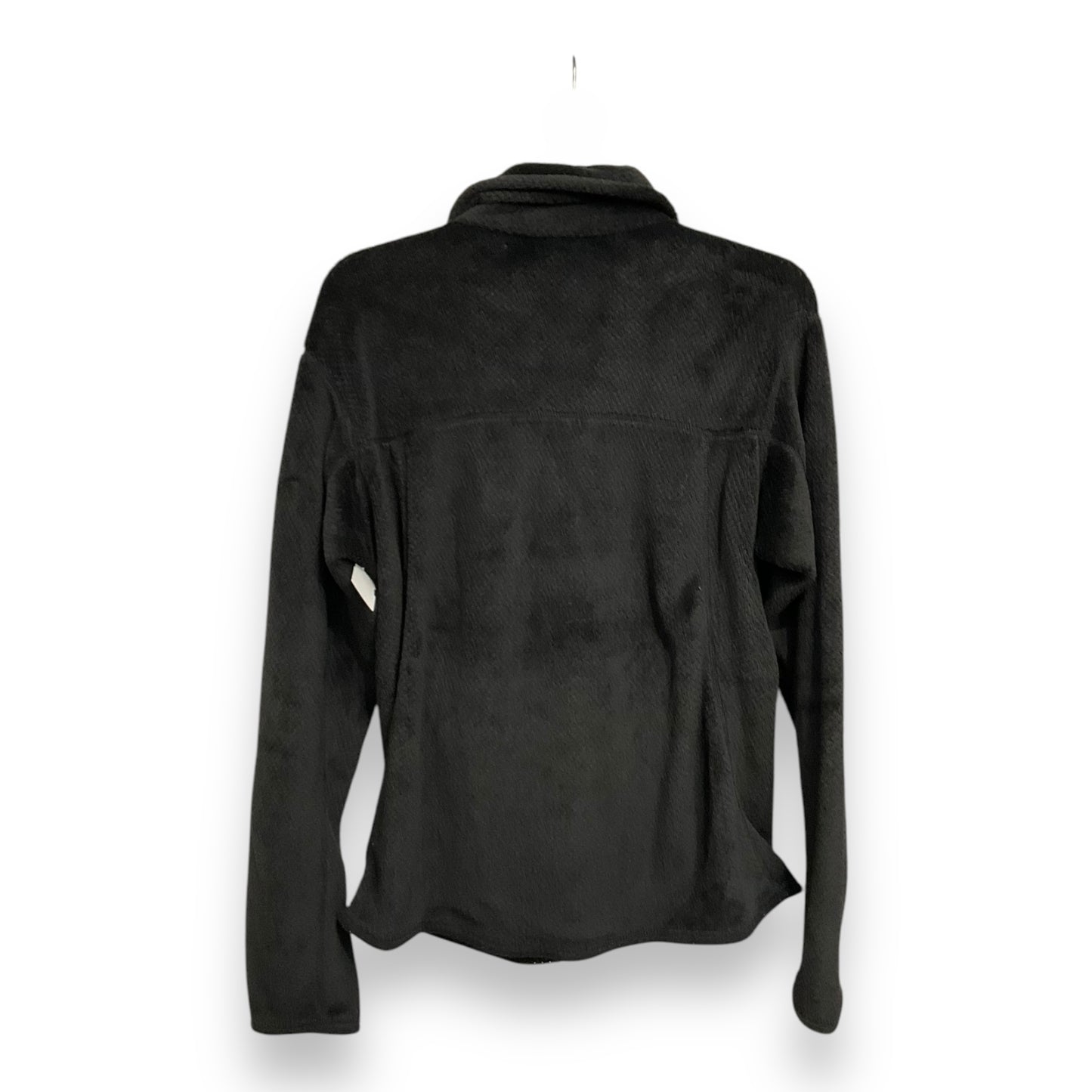 Athletic Top Long Sleeve Collar By Patagonia In Black, Size: L