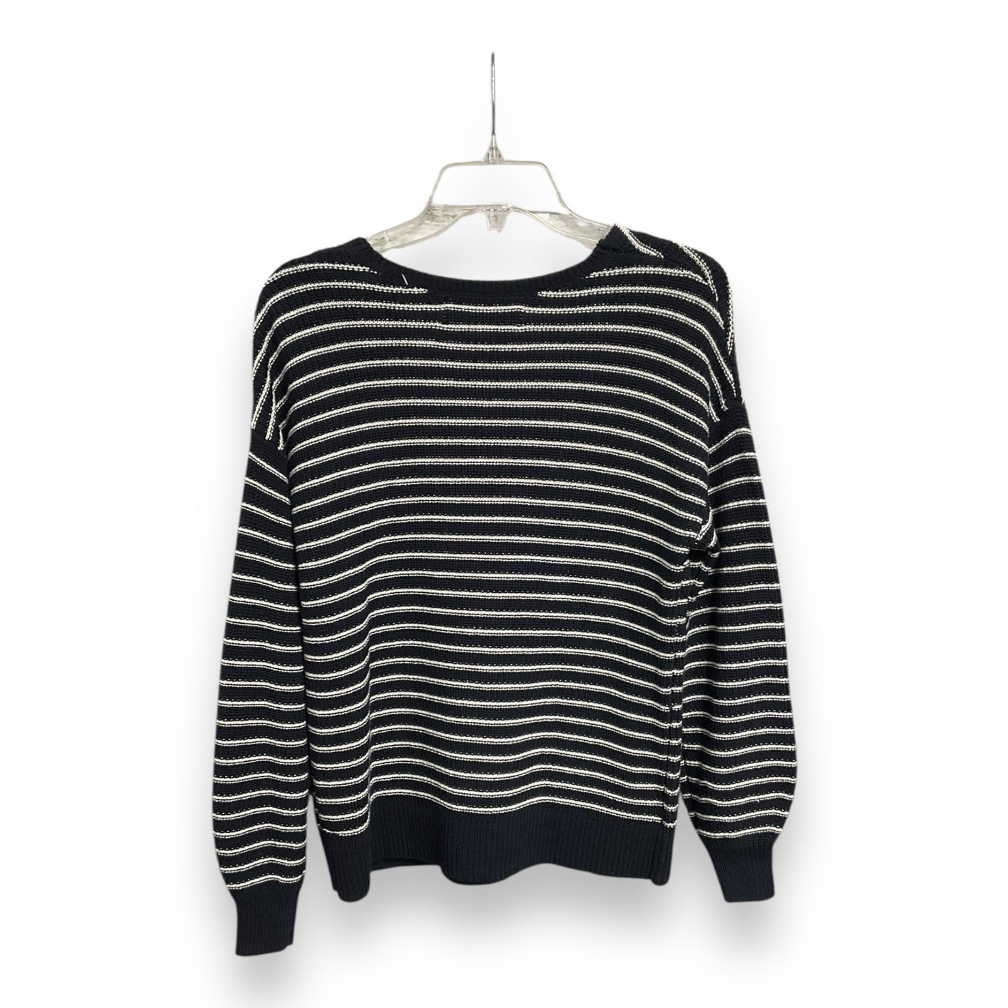 Sweater By Loft In Striped Pattern, Size: M