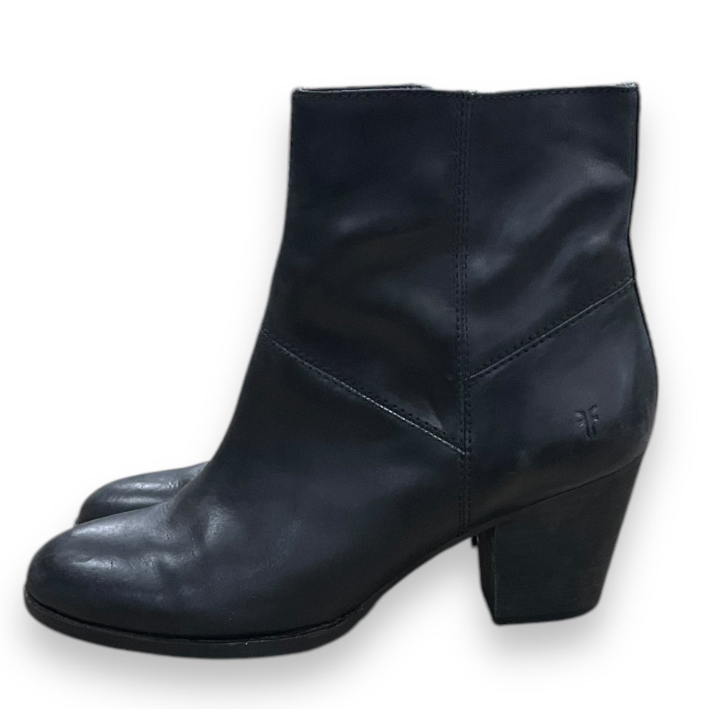 Boots Designer By Frye In Black, Size: 9.5