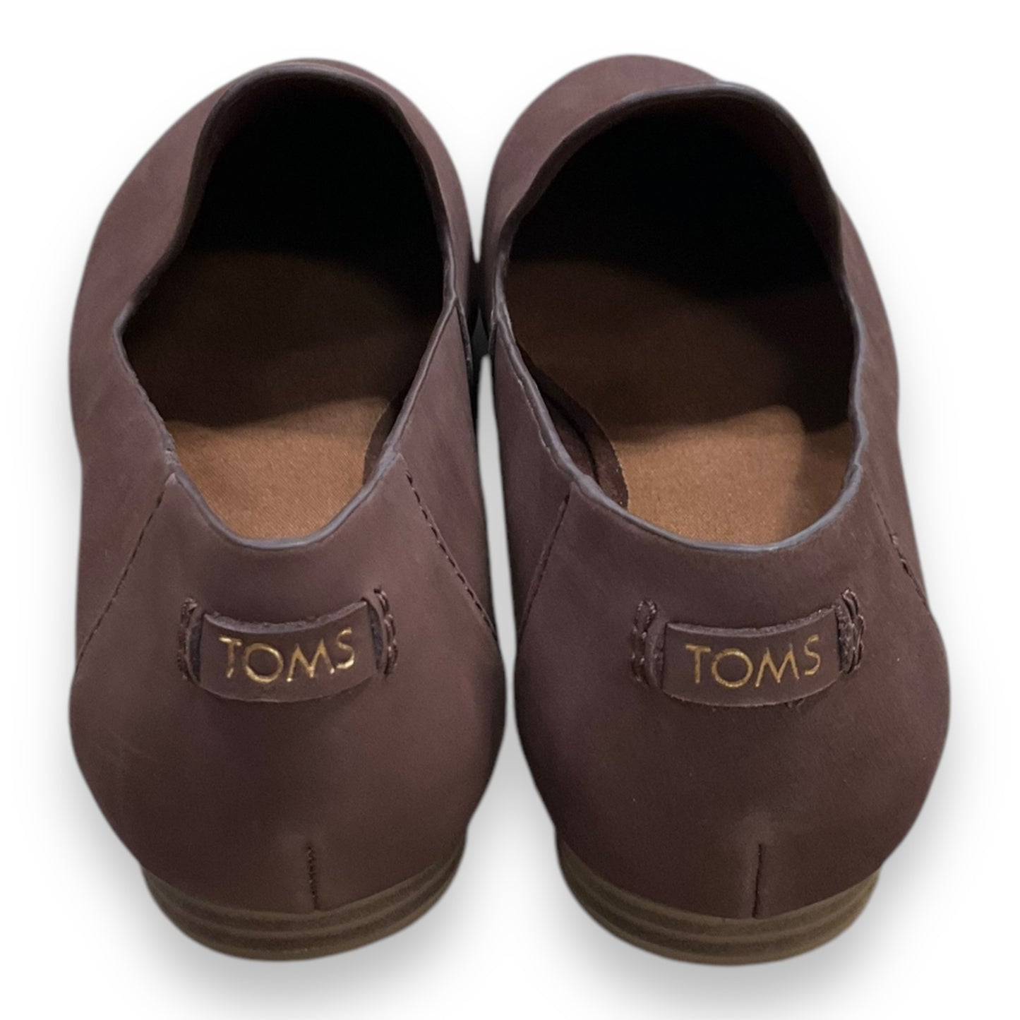 Shoes Flats By Toms In Brown, Size: 9