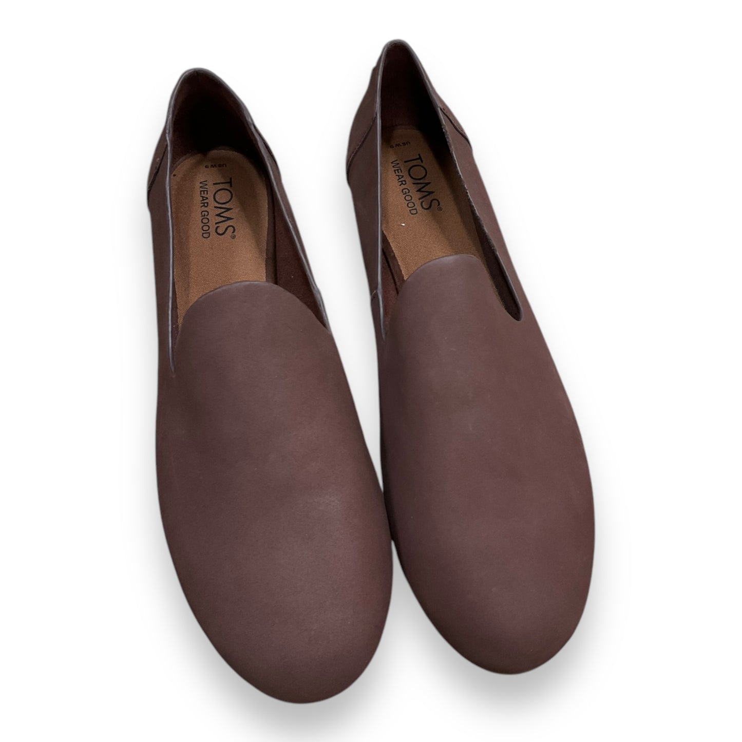 Shoes Flats By Toms In Brown, Size: 9