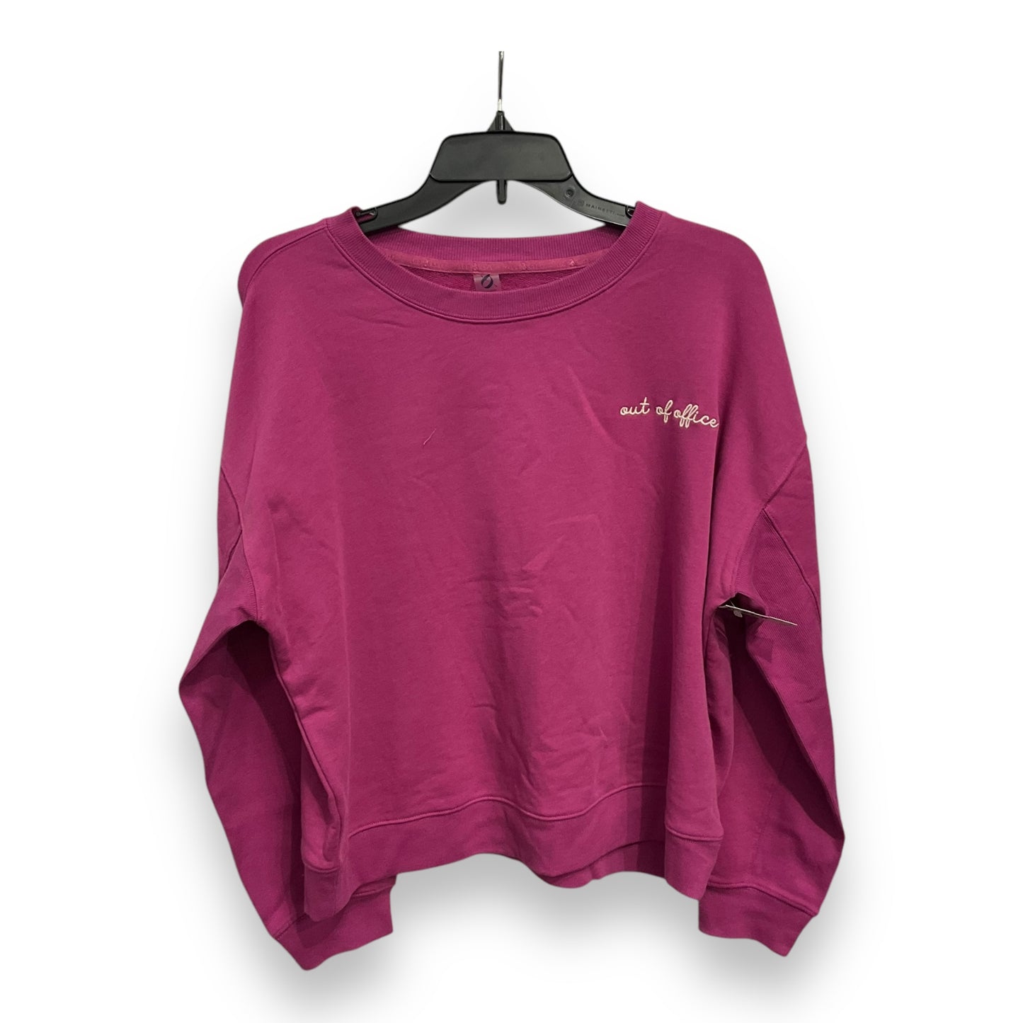 Top Long Sleeve By Lou And Grey In Pink, Size: L