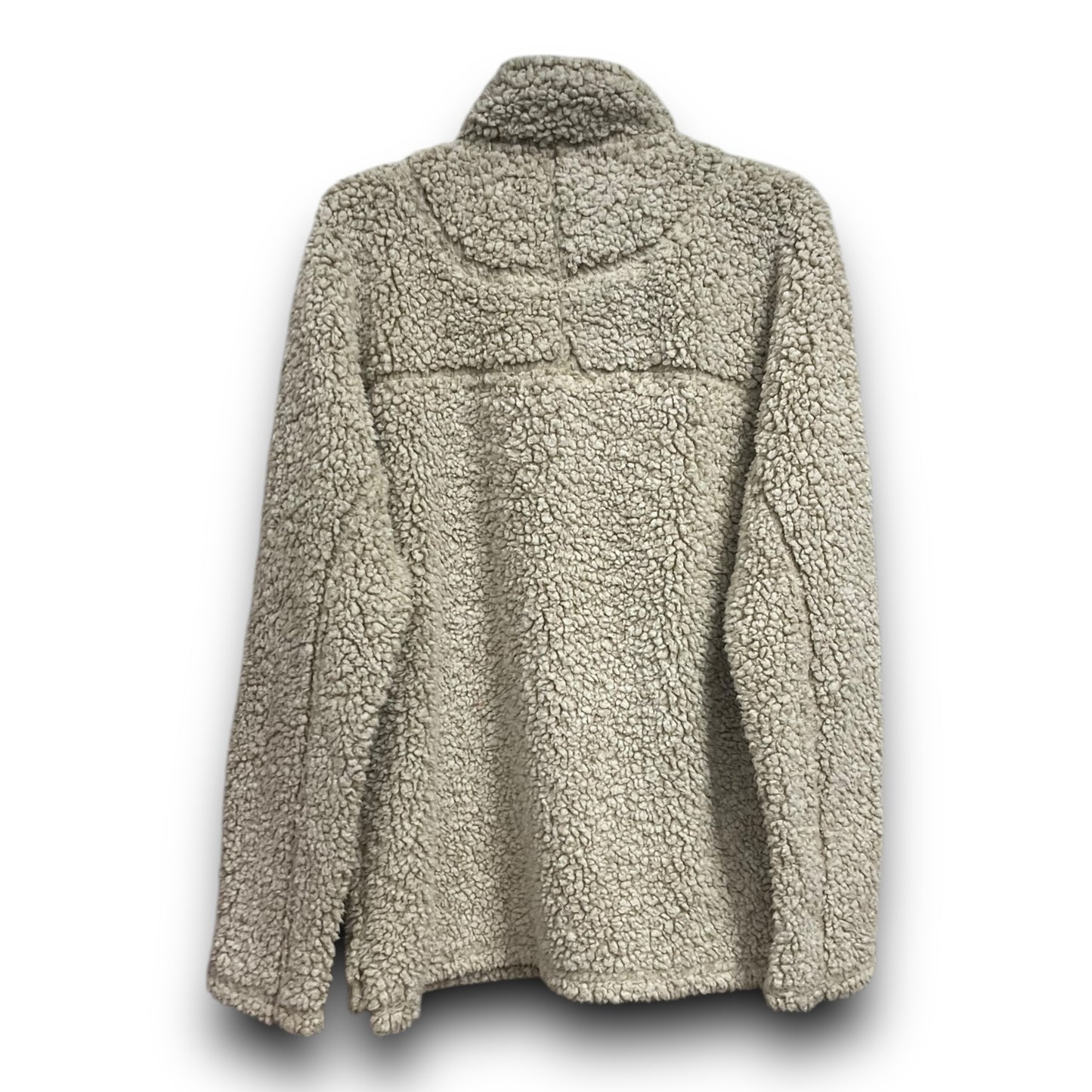 Jacket Faux Fur & Sherpa By Clothes Mentor In Taupe, Size: S