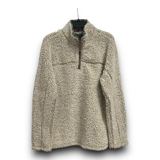 Jacket Faux Fur & Sherpa By Clothes Mentor In Taupe, Size: S