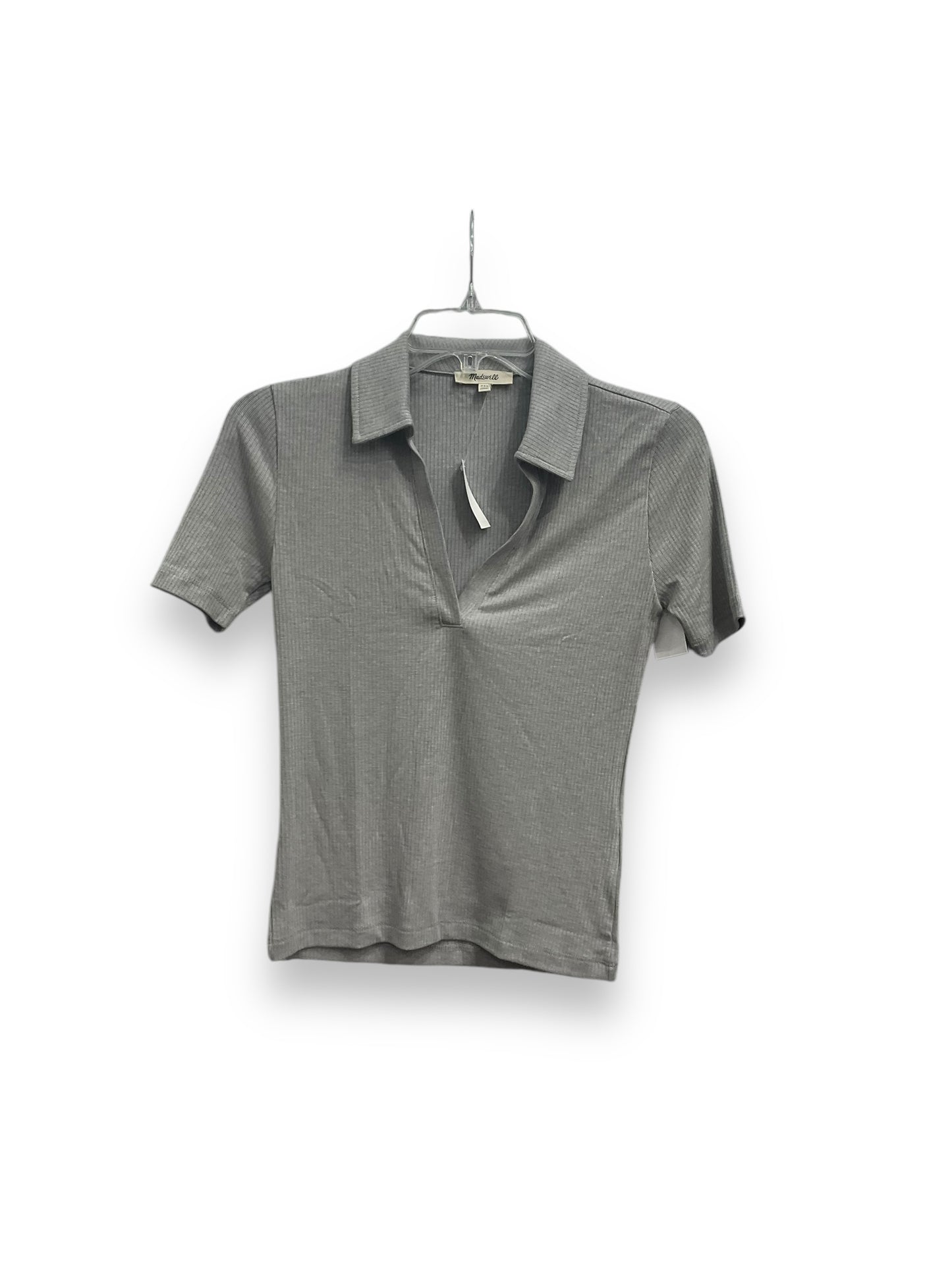 Top Short Sleeve By Madewell In Grey, Size: Xxs