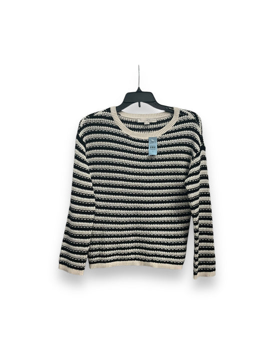 Sweater By Loft In Black & White, Size: Xsp