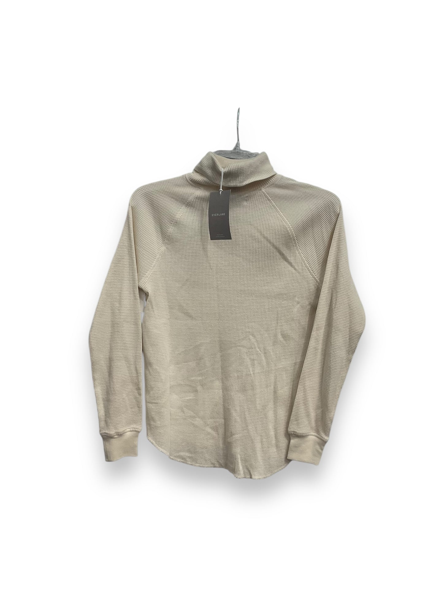 Top Long Sleeve Basic By Everlane In Cream, Size: Xxs