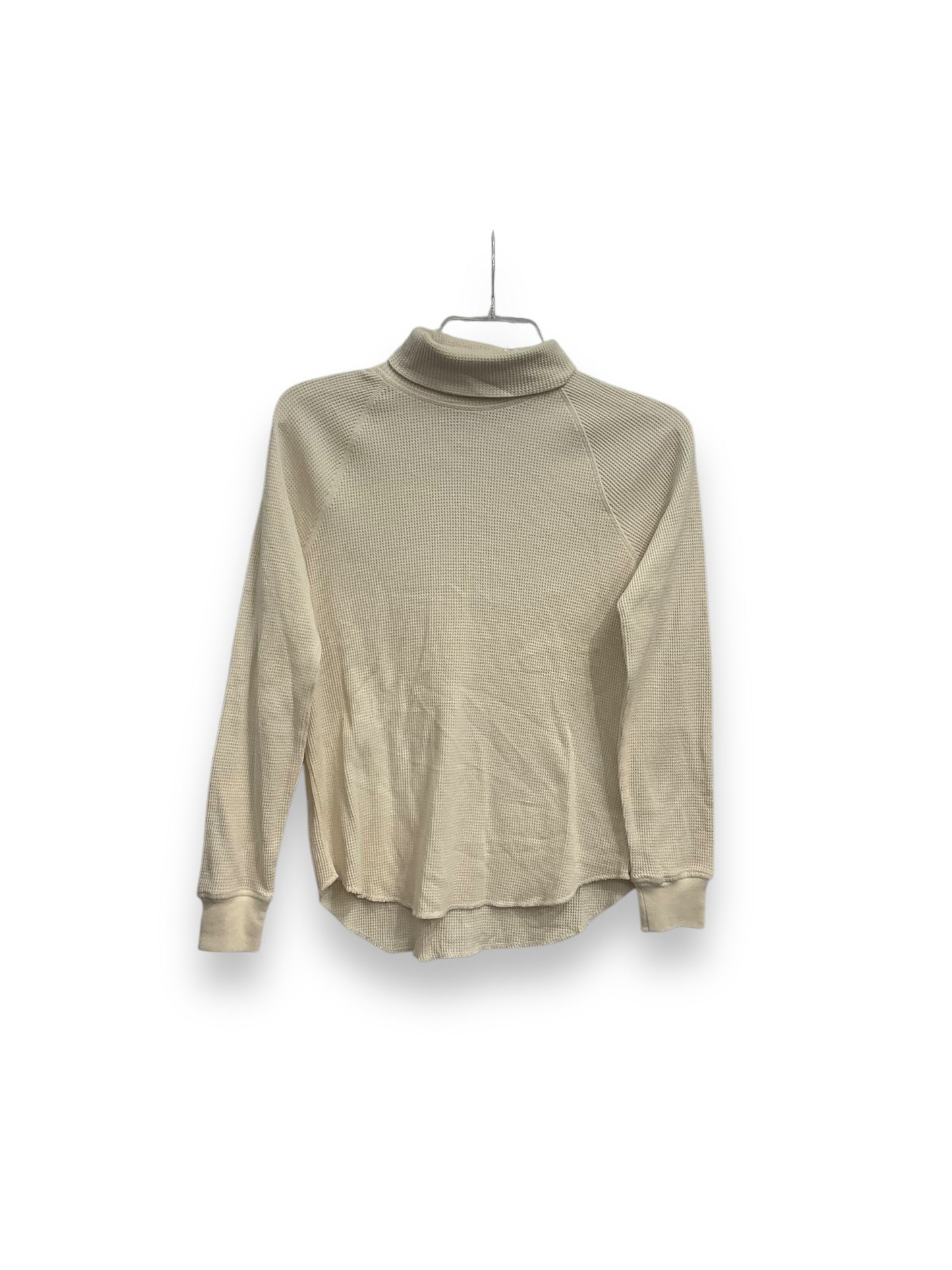 Top Long Sleeve Basic By Everlane In Cream, Size: Xxs