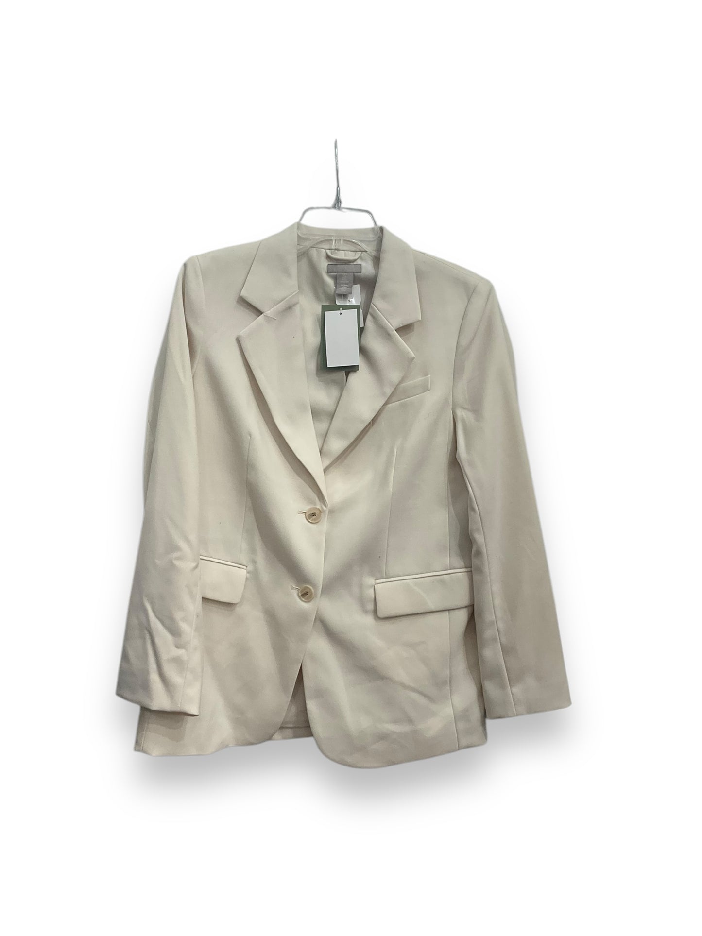 Blazer By H&m In Cream, Size: S