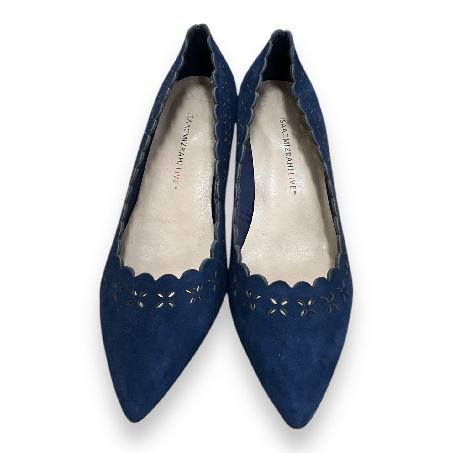 Shoes Heels Kitten By Isaac Mizrahi Live Qvc In Navy, Size: 6.5