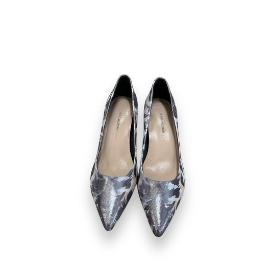 Shoes Heels Kitten By Isaac Mizrahi Live Qvc In Silver, Size: 6.5