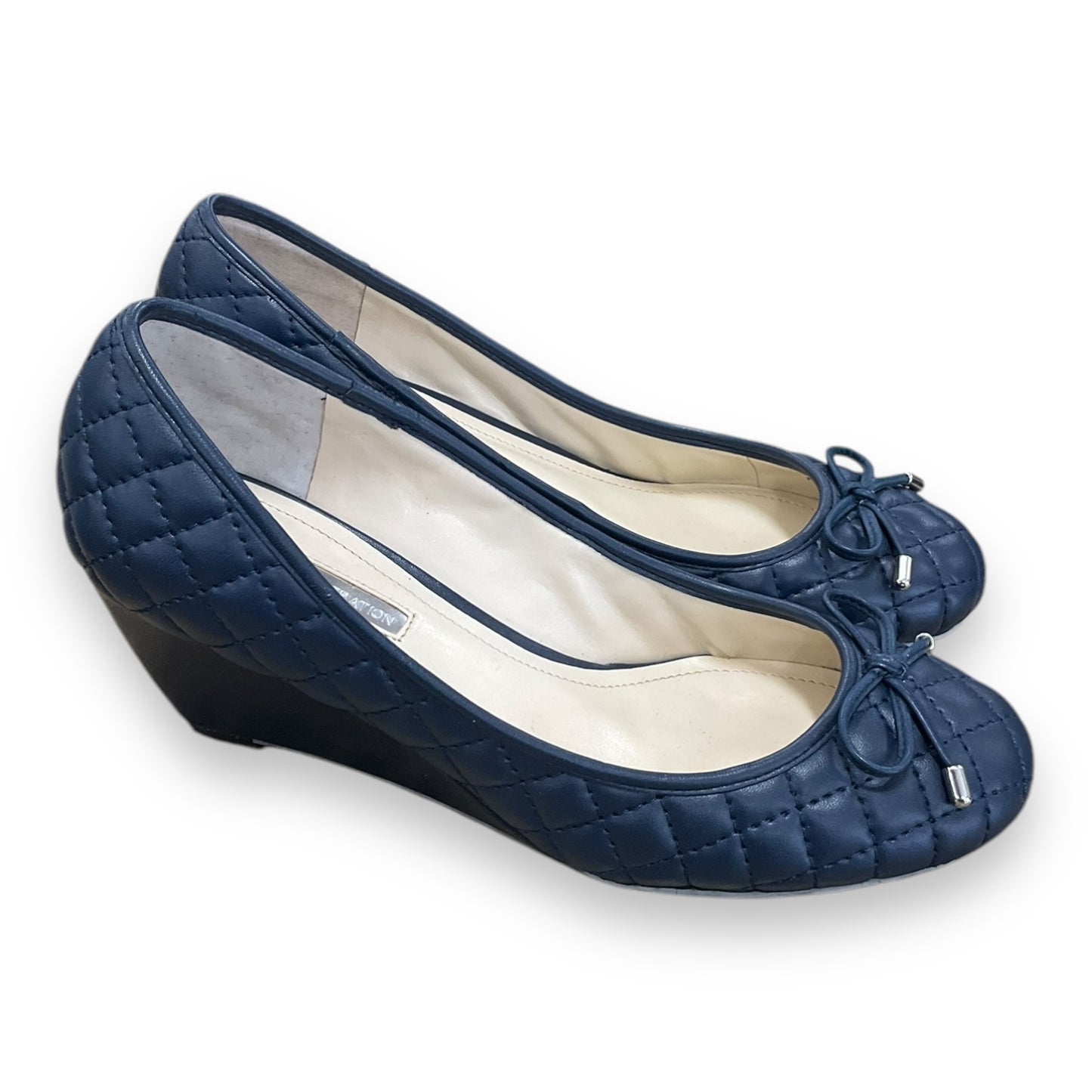 Shoes Heels Wedge By Bcbgeneration In Navy, Size: 7