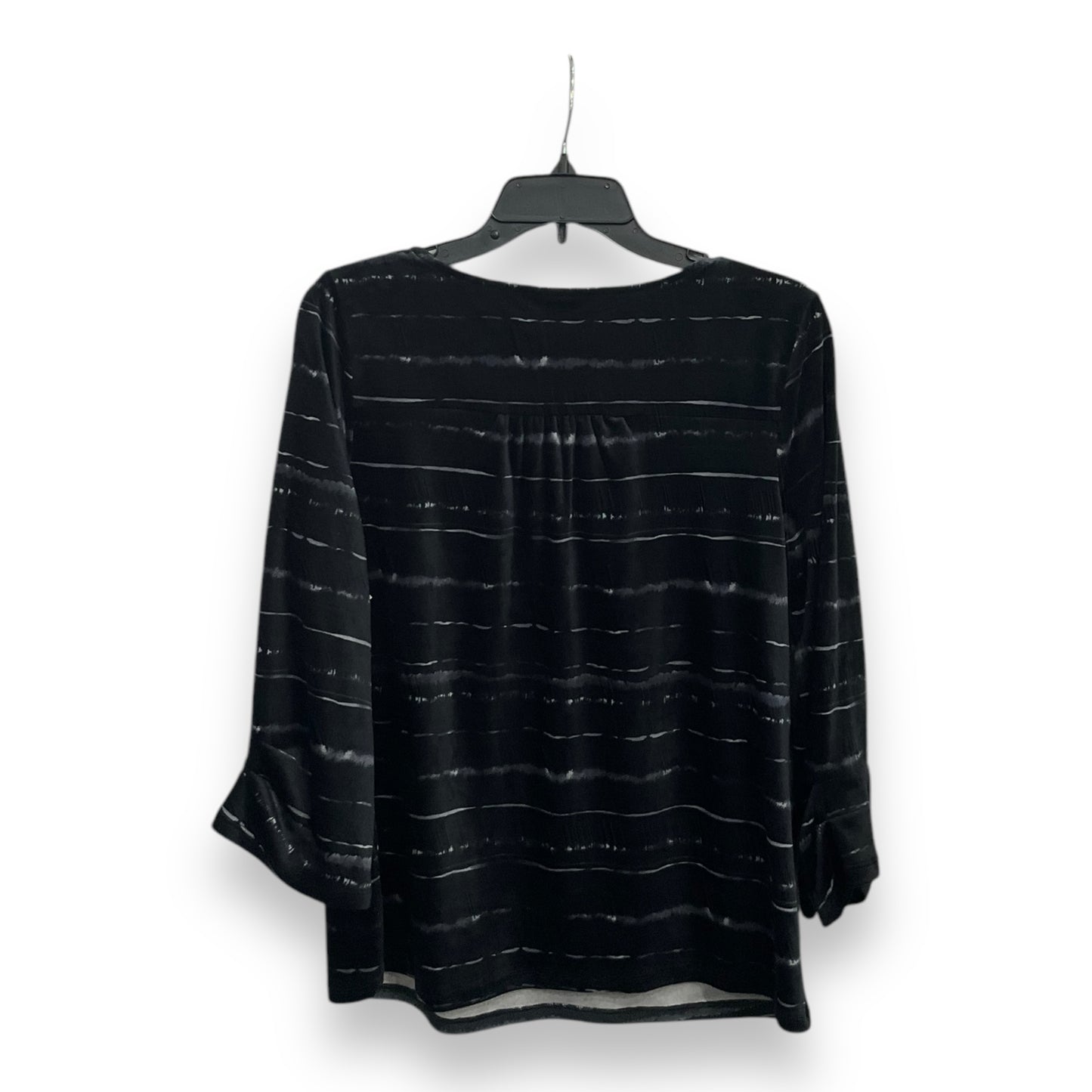 Top Long Sleeve By Pure Jill In Black, Size: S