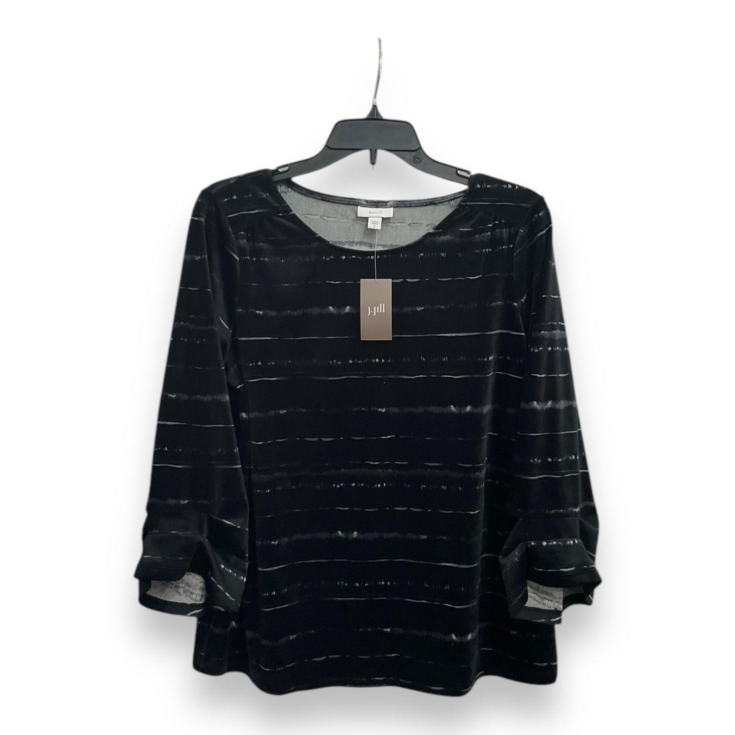 Top Long Sleeve By Pure Jill In Black, Size: S