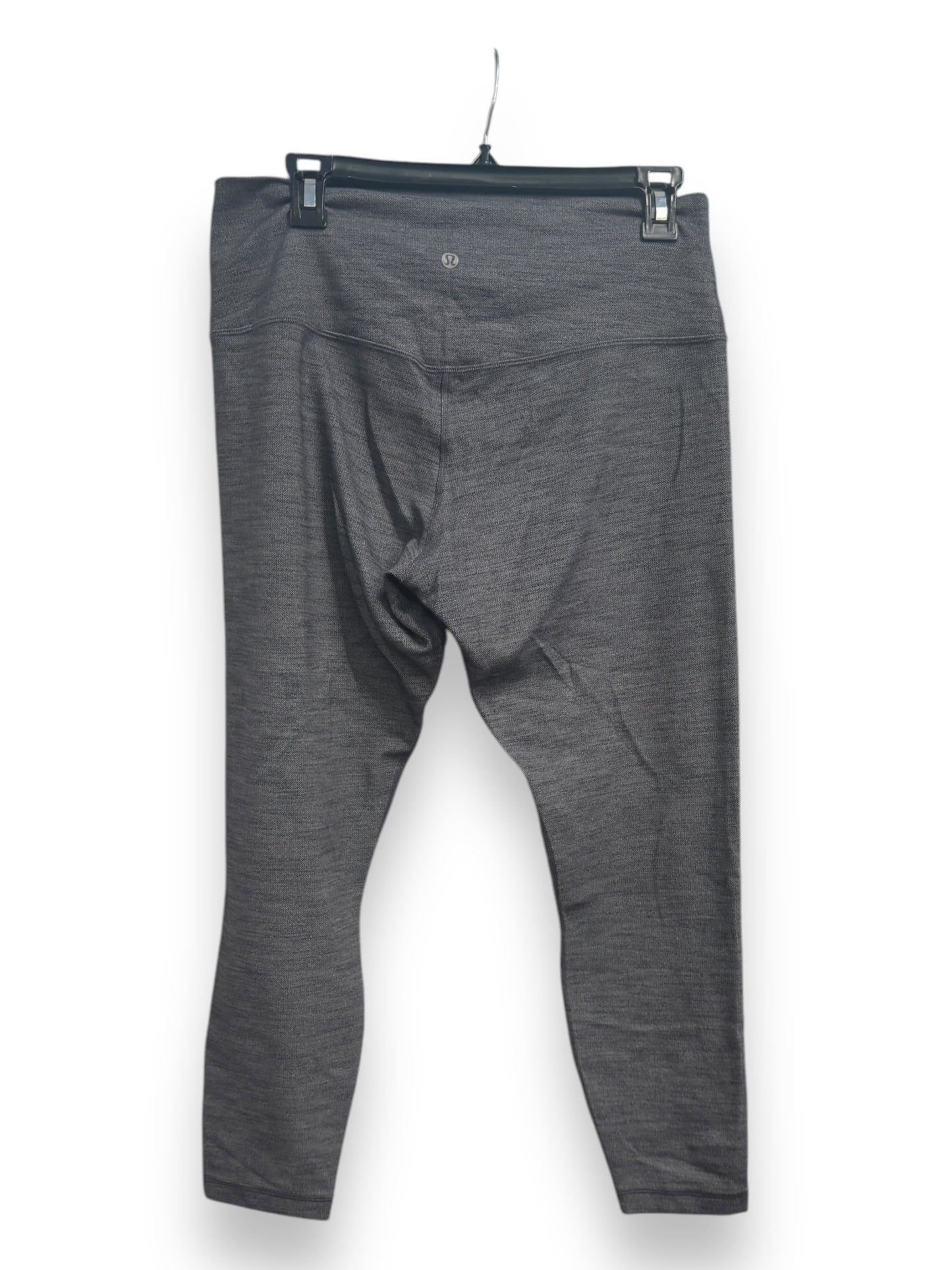 Athletic Capris By Lululemon In Grey, Size: 12