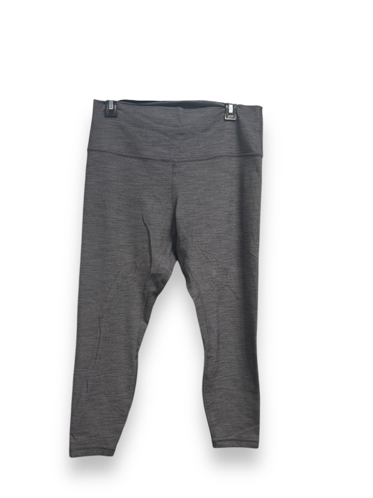 Athletic Capris By Lululemon In Grey, Size: 12