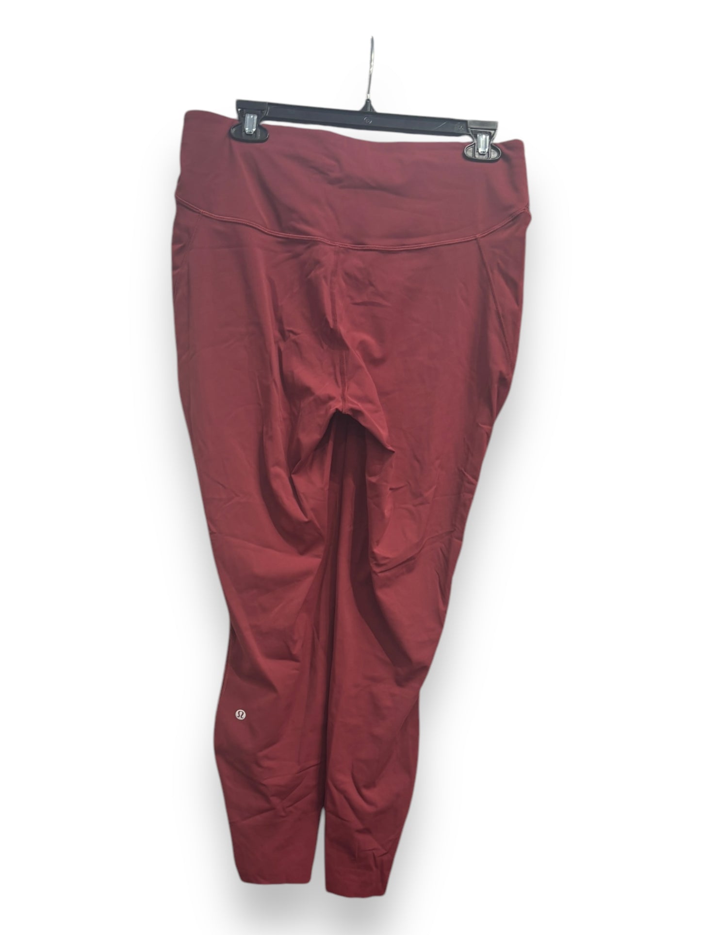 Athletic Pants By Lululemon In Red, Size: 12