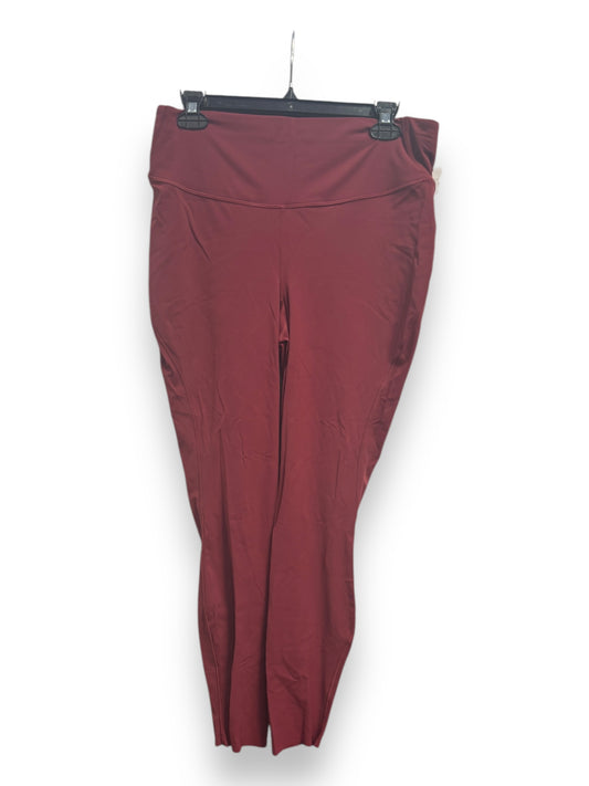 Athletic Pants By Lululemon In Red, Size: 12