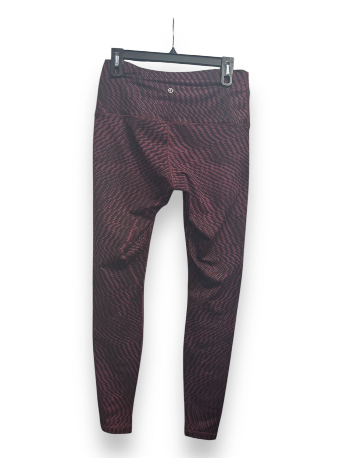 Athletic Pants By Lululemon In Maroon, Size: 10