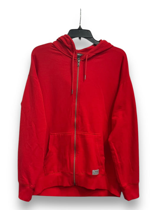 Athletic Jacket By Eddie Bauer In Red, Size: M